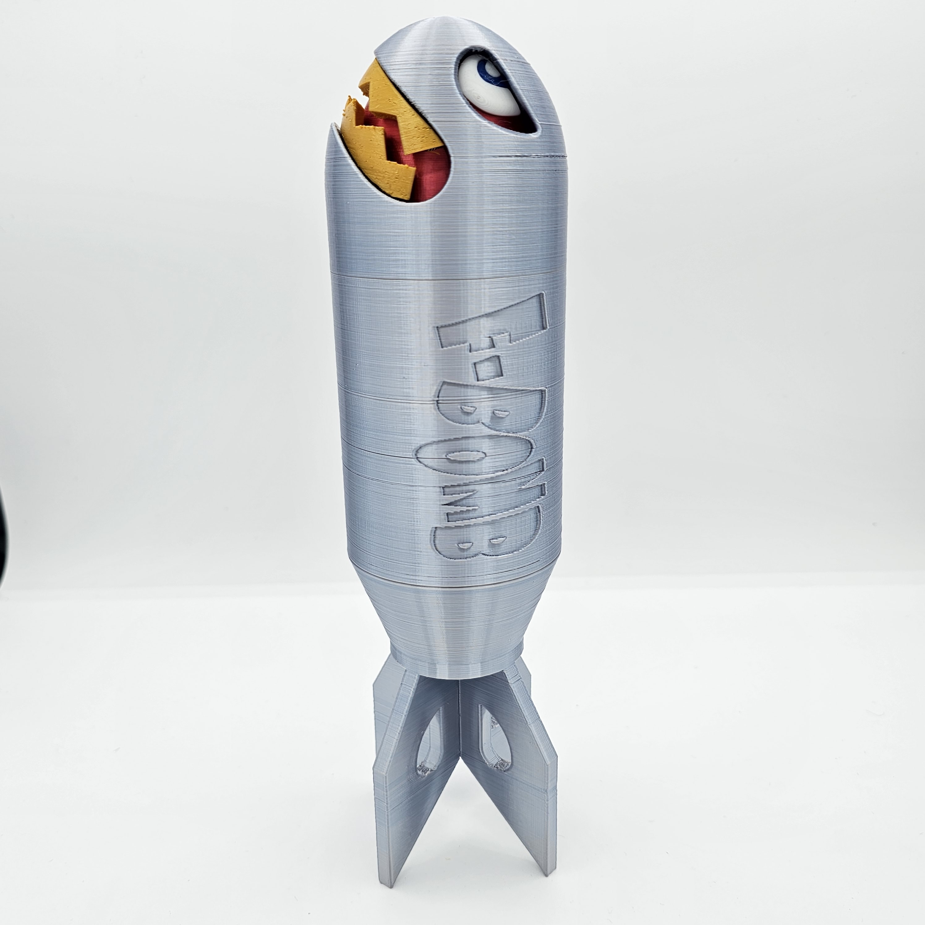 3D Printed F-Bomb - Gaming Memorabilia, Customizable Colors