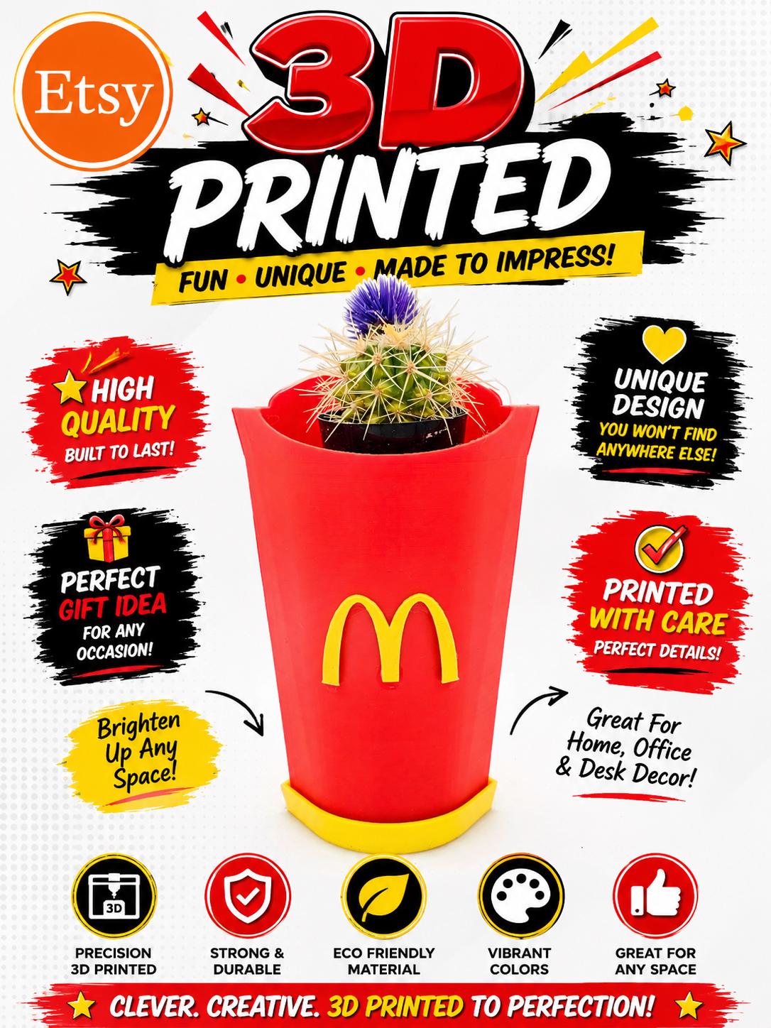 McDonalds Vase/Flowering pot