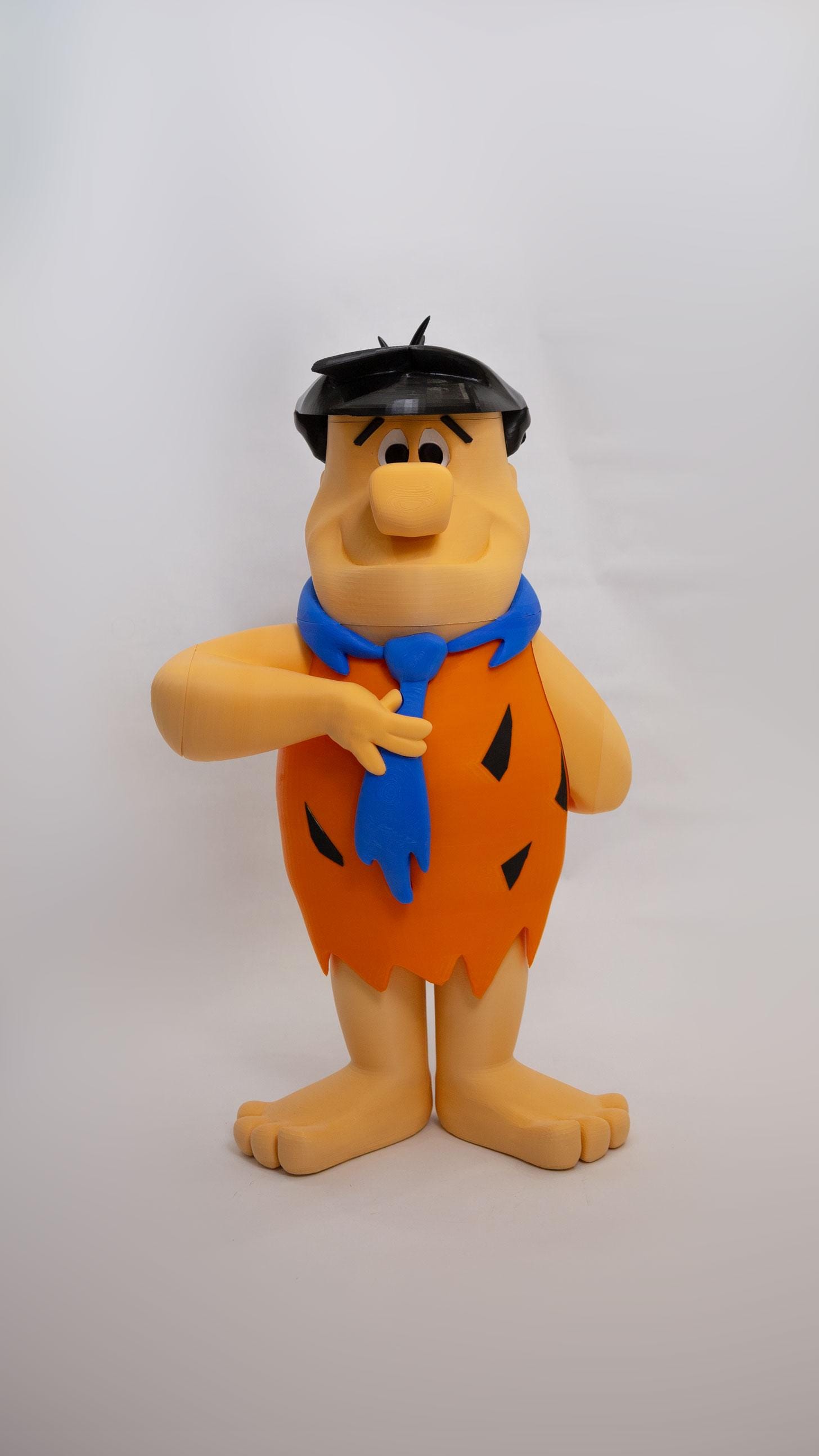 Fred Flintstone – 36" Tall - 3D Printed - Collectible Figure - Fan Art -  Custom Sizes Available!