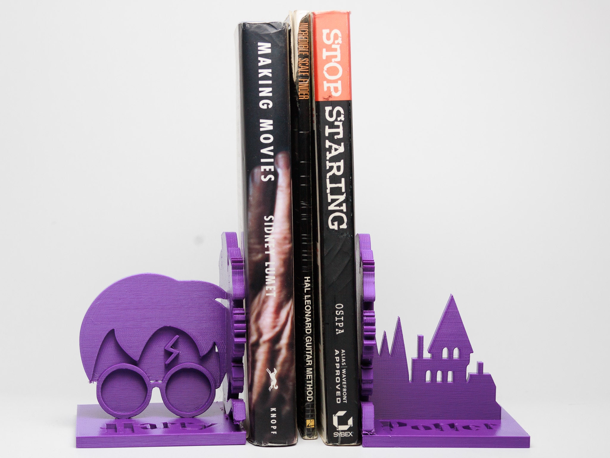 Harry Potter Bookends: 3D Printed PLA Book Holders