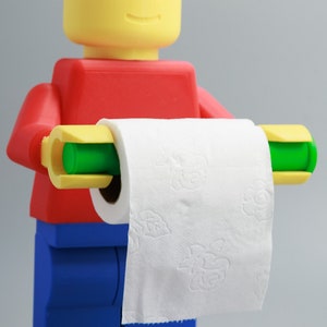 Lego Toilet Paper Holder - Lego Lovers This is for You! Kids Bathroom ...