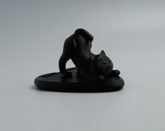 3D Printed Cat Butt Phone Holder - Novelty Desk Stand