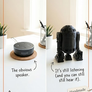 R2-D2 Echo Dot Holder – 3D Printed Smart Speaker Stand (2nd/3rd Gen)