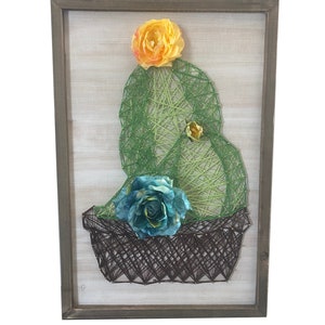 Cactus String Art