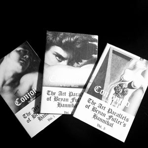 Conjoined Hannibal Art History Comparison Mini Zine Horror Fanzine Volumes 1 - 3 | DIGITAL DOWNLOAD