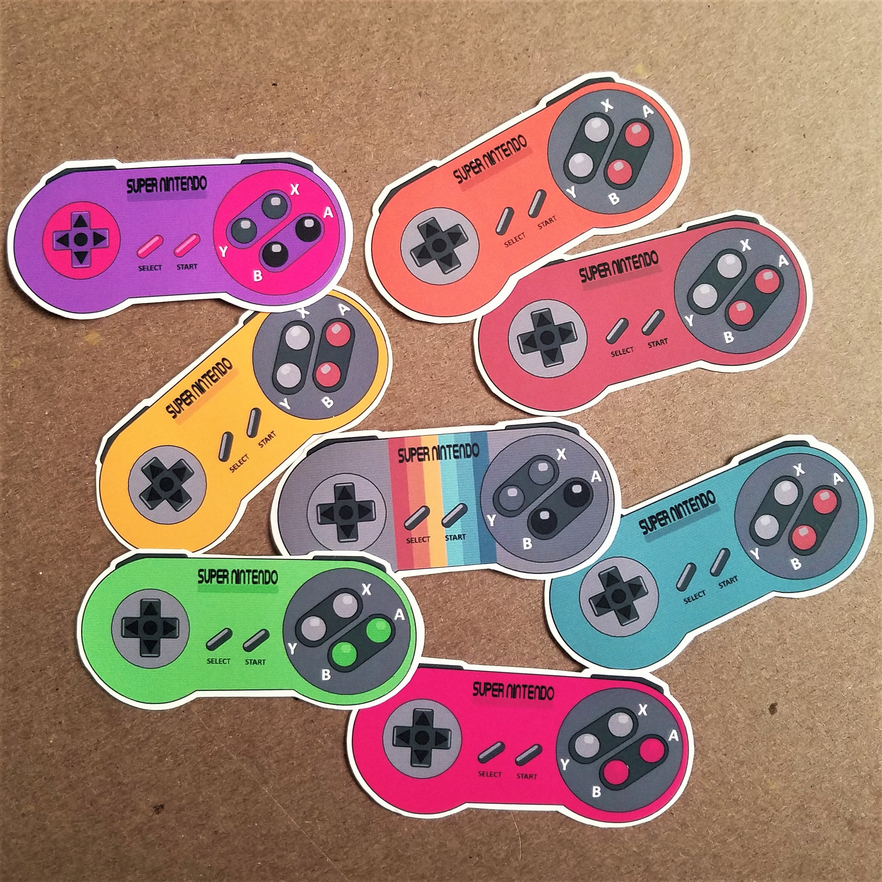 Nintendo Controller Rare Sticker Retro Gamer Stickers Super Nintendo Controller Gaming Laptop - Etsy