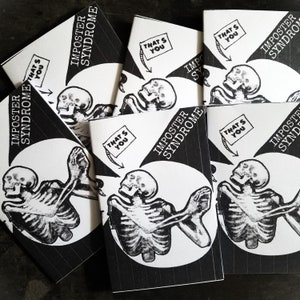 Imposter Syndrome Zine Mental Health Mini Zine Artists Designers Creatives