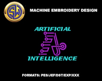 Artificial Intelligence Embroidered Design