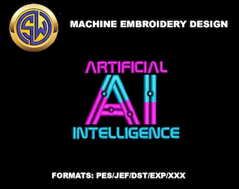 Artificial Intelligence Embroidered Design
