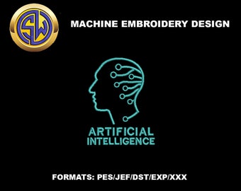 Artificial Intelligence Embroidered Design