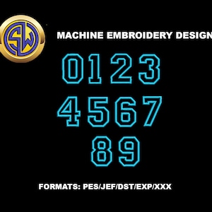 Appliqué Numbers / Birthday Appliqué / Birthday Numbers / Numbers Appliqué / Birthday Appliqué Design / Birthday Embroidery