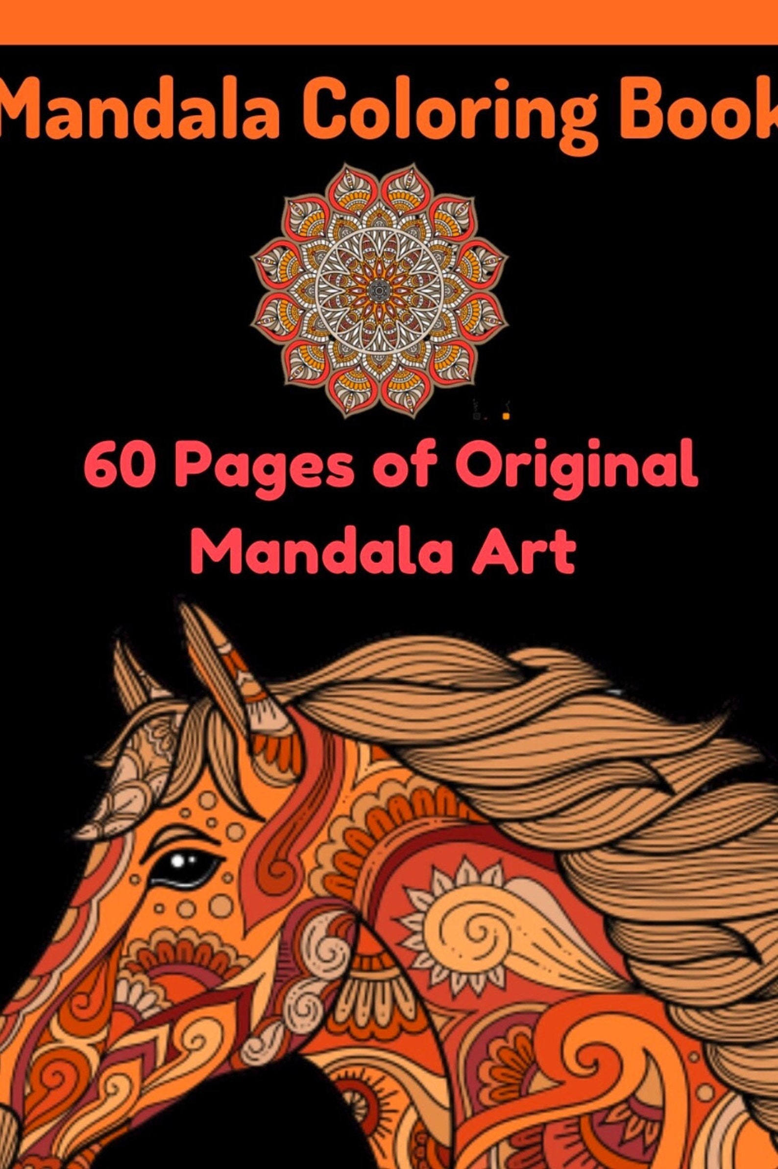 Mandala Coloring Book for Adults - Etsy