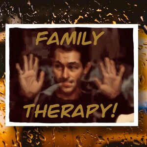 Succession TV Show Sticker, Kendall Roy Sticker, Family Therapy Sticker | Funny Sticker, Great for Succession fans!