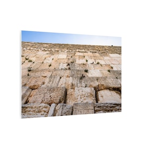 Sacred Western Wall Photo from Israel – Fine Art Print of HaKotel Jerusalem, Jewish Heritage Wall Art