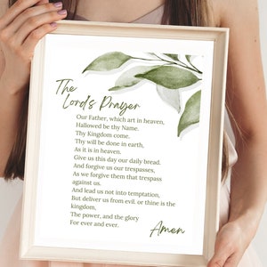 Digital The Lords Prayer Wall Art