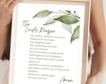 Digital The Lords Prayer Wall Art