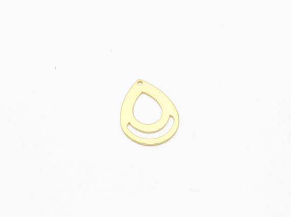 24K ゴールドメッキ ドロップイヤリング 2個セット ドロップ