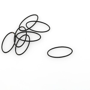 10 Pcs Black Plated Oval Link Charms, Oval Connector, Geometric Hoop Connector, Earring Findings, Oval Link Jewelry, 13x26mm, SH-1010