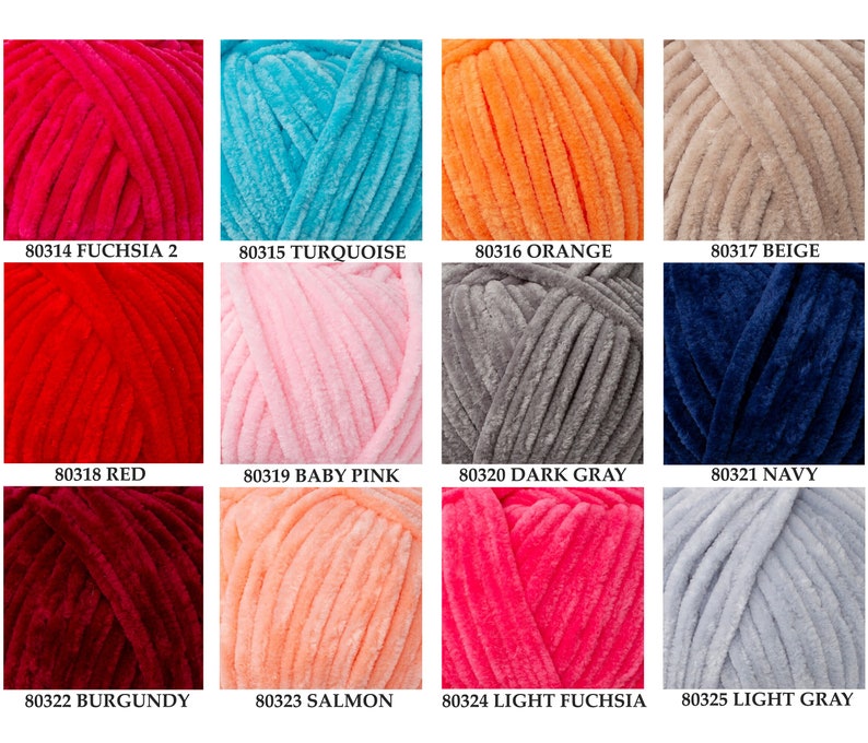 Himalaya Dolphin Baby Yarn, Very Soft Amigurumi Yarn, Bulky Velvet Yarns, Velour Yarn, Teddy Bear Yarn, Super Soft Yarn, Animal Yarn image 4