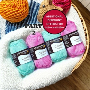 Schachenmayr Catania Amigurumi yarn, Amigurumi Cotton Yarns, Shiny Cotton Baby Yarn, Shiny Amigurumi Doll Yarns, Part 2, code 240 to 438