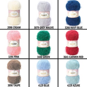 Nako Paris Knitting Yarn, Crochet Yarn, Shawl Yarn, Acrylic Yarn ...