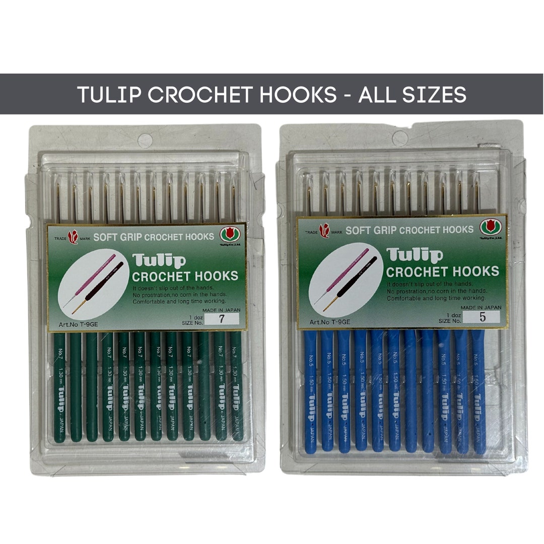 Tulip Crochet Hook, Tulip Etimo, Tulip Soft Grip Crochet Hook, Japan
