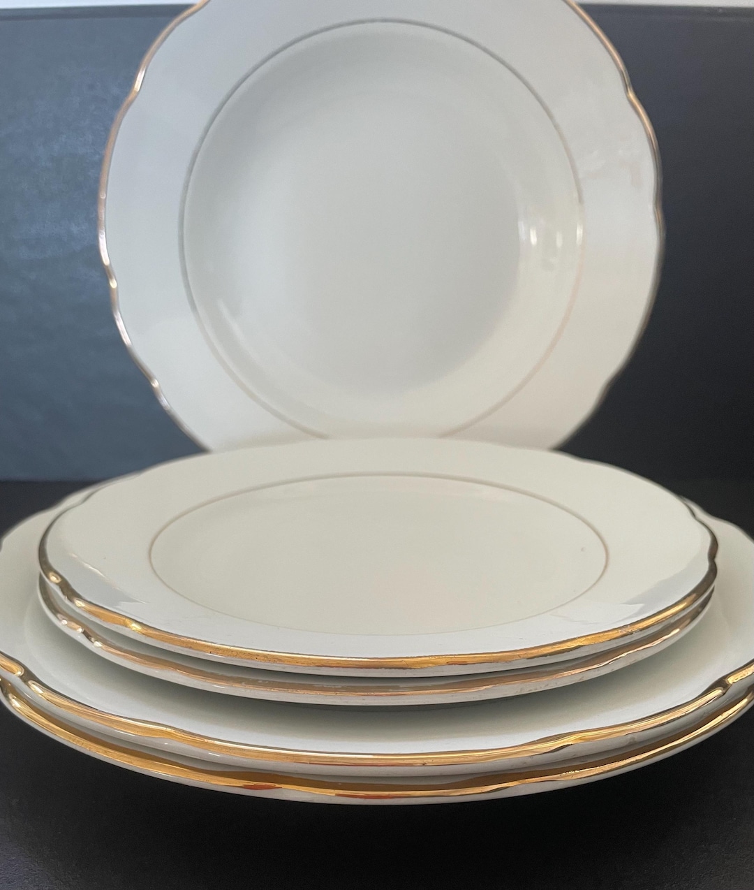 6セット）Richard ginori Set of 6 Antique Richard Ginori Plates