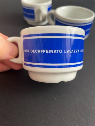 Dexam Tazza Per Caffè Espresso Smaltata | Stile Vintage | Colore Nero | Interno Crema | Lavabile In Lavastoviglie