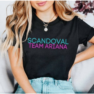 Camiseta Scandoval Reglas de Vanderpump Camiseta Equipo Ariana Regalo para ella Bravo Regalo para novia Camiseta de moda Ropa de mujer Regalo para esposa
