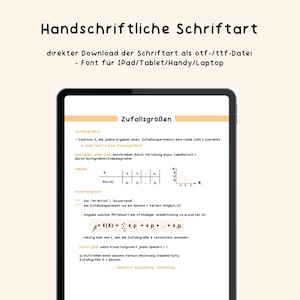 Font Font Produit numérique pour la rédaction de notes d'apprentissage et de planification numérique