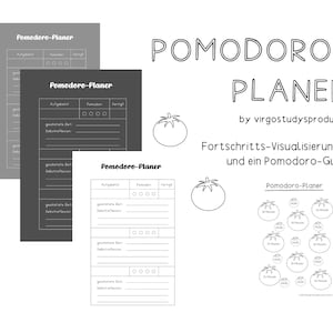 Pomodoro planner and guide - plan productive learning sessions!