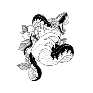 Death at Hand Sticker