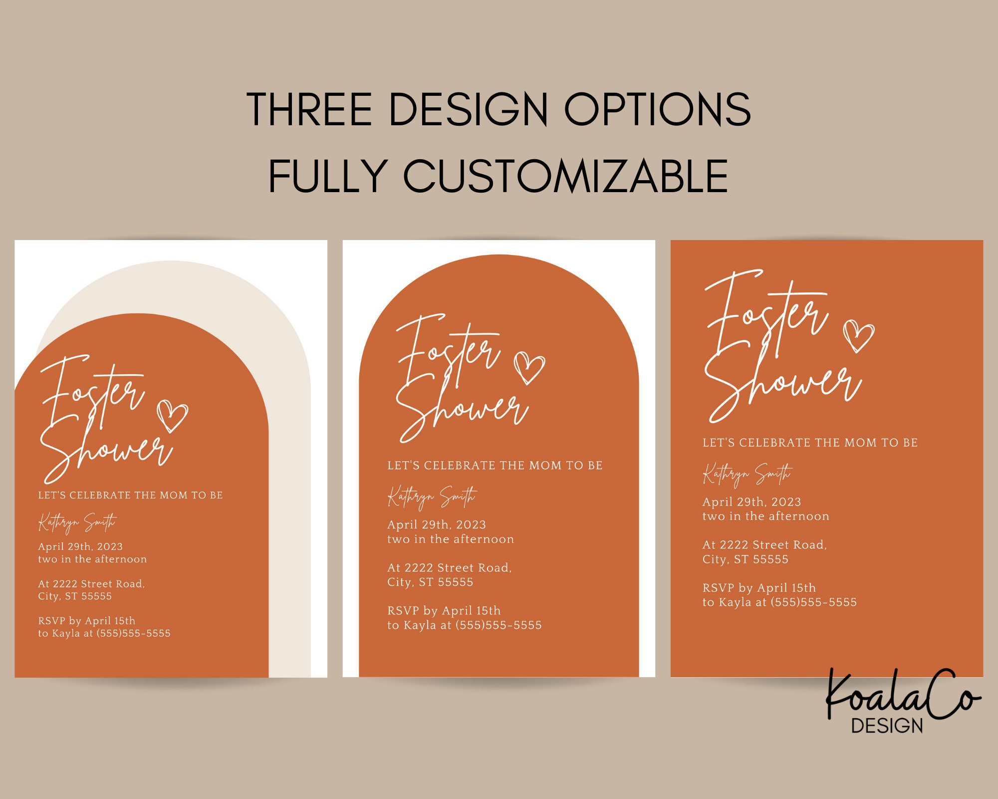 Editable Foster Shower Invite Foster Care Shower Adoption Etsy