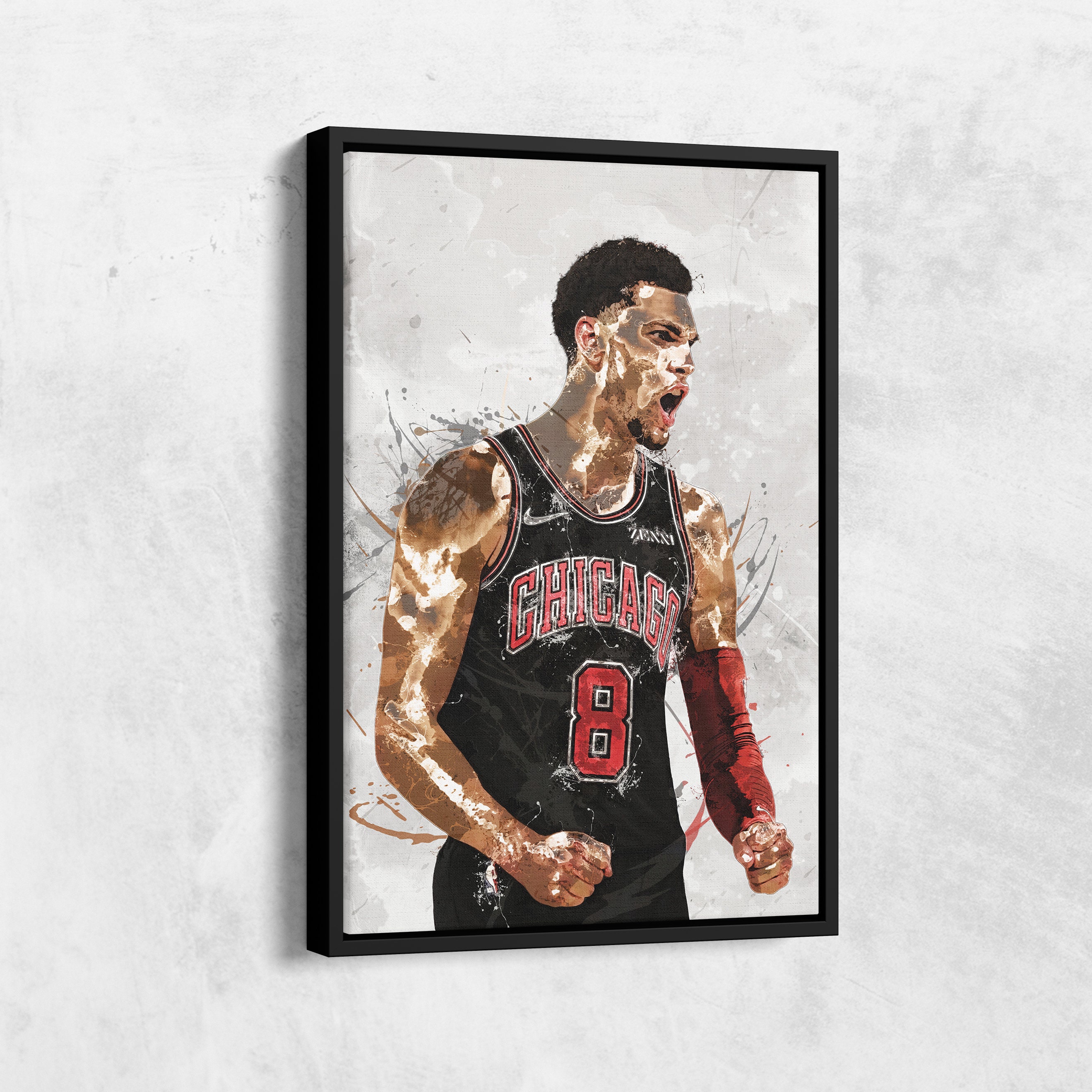 Michael Jordan Bulls 32x36 Custom Framed Jersey Display with 6 Time NBA  Champions Pin