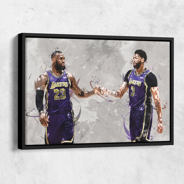 Lakers Canvas Etsy