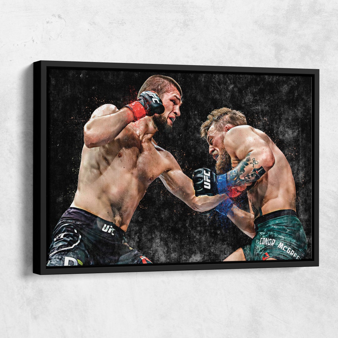 Khabib Nurmagomedov Vs Conor Mcgregor Canvas Posters Rwanda