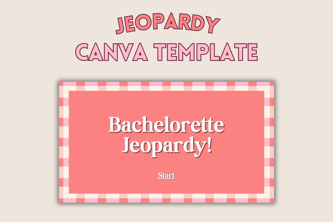 Jeopardy Canva Template Jeoparty Guess Who Game Bachelorette