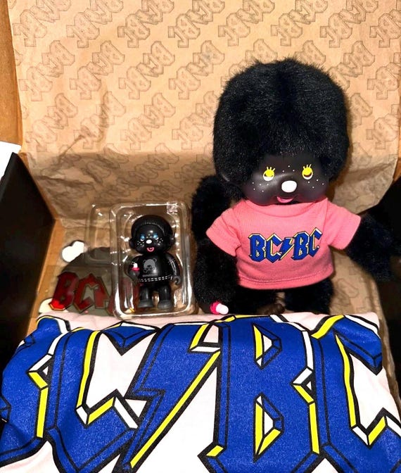 Vintage Rare FAMOUZ X Monchhichi Bonchhichi Full Set - Etsy