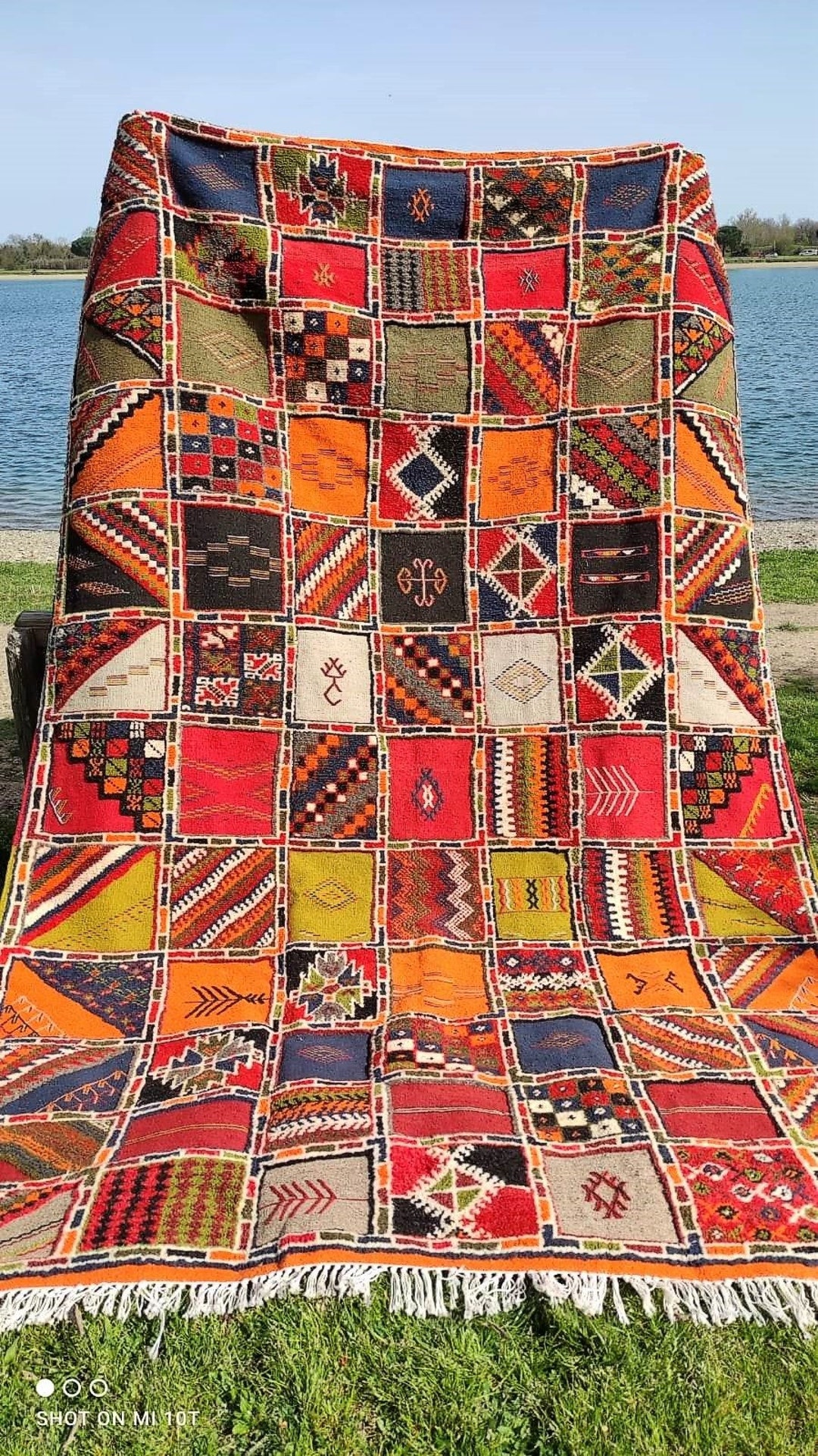 Tapis berbère Taznakht Ouarzazate 3m20 sur 2m05 Etsy France
