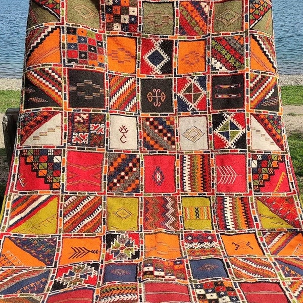 Tapis berbère Taznakht Ouarzazate 3m20 sur 2m05