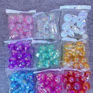 Transparent Cake Balls • Clear Faux Bubbles Cake Spheres • Modern Cake Decoration Props for Bakers - pack of 10