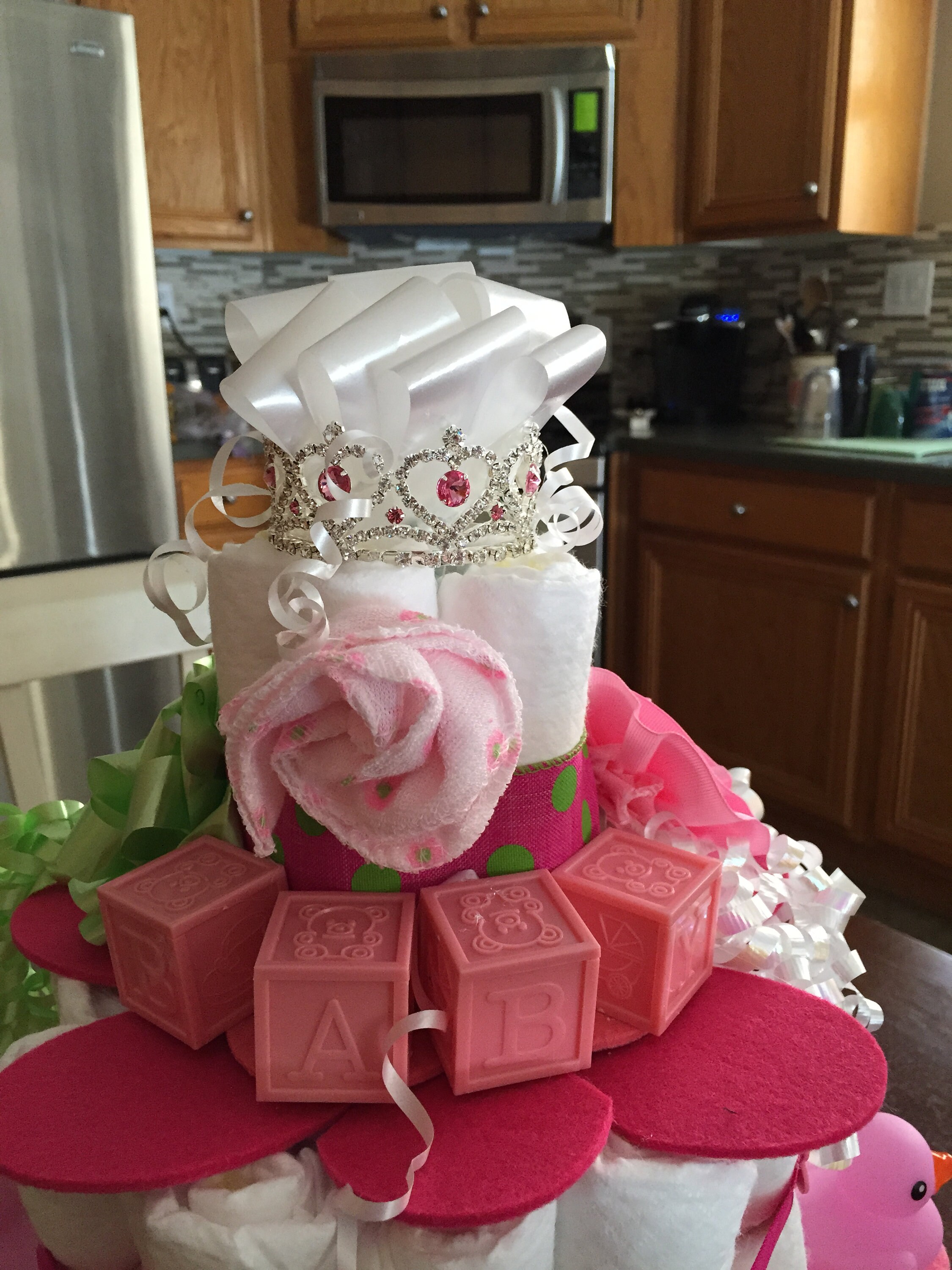 Custom Diaper Cakes Centerpiece for Baby Shower Present, Owl, Star Wars ...