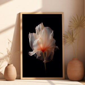 POSTER PRINT Tulip Flower - Flower Art Print - Floral Wall Art - Botanical Print (UNFRAMED)