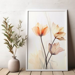 POSTER PRINT Of Tulips No. 1 - Flower Art Print - Wall Art
