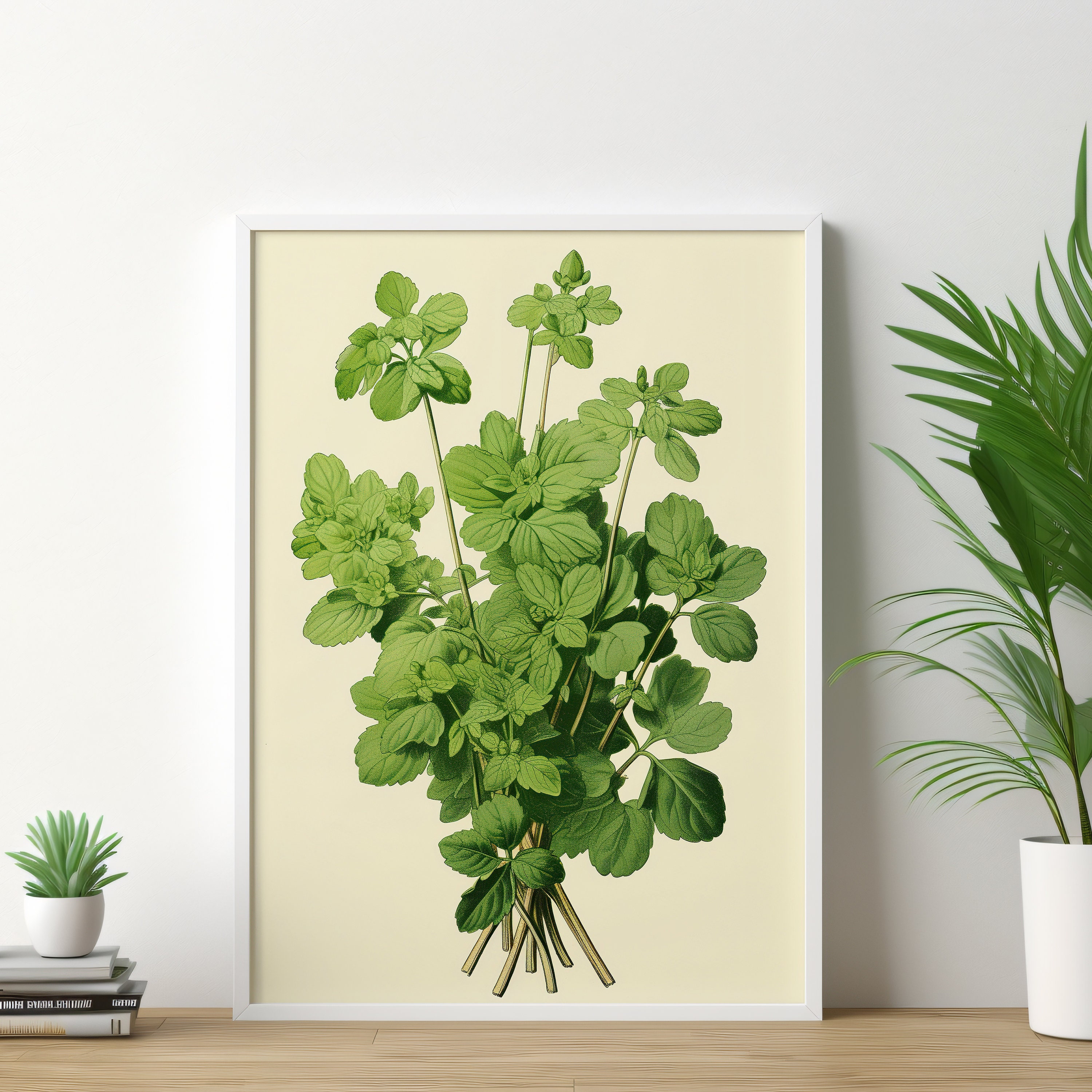 SET OF 3 Vintage Kitchen Herbs Prints - Kitchen Wall Art Décor ...