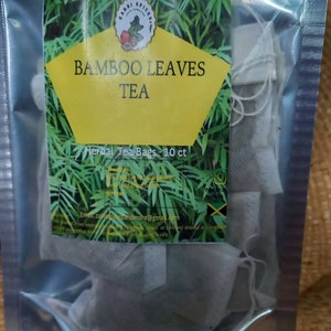 Bamboo leave tea bags