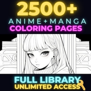 Kawaii Coloring Book Japanese Style Drawing Halloween Digital Coloring Book  Gift Manga Drawing Coloring Page Chibi Coloring Book, 