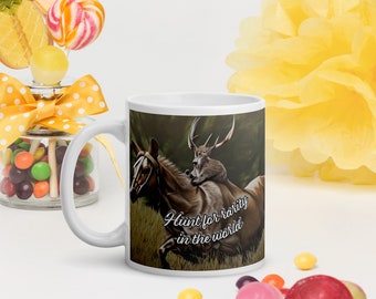 Elusive Jackalope Coffee mug unique hunting gift idea coffee cup funny mug gift Christmas Birthday Anniversary Coffee Gift Idea