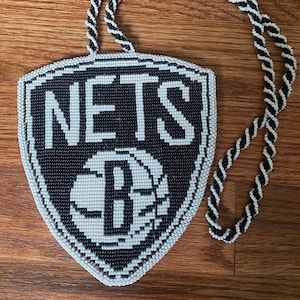 Brooklyn Nets Medallion - Hand Loomed