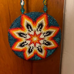 Beaded Medallion - Lazy Stitch - Chinese Staircase